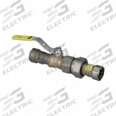 VIEGA MEGAPRESS Manual Two-Way Ball Valve: 1/2 in, Bronze, Straight, 125 psi Max. Pressure (CWP) (MPN 30690). Key specifications — Brand: VIEGA MEGAPRESS; Handle: Locking Lever.