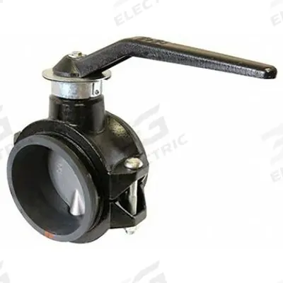 GRUVLOK Butterfly Valve: 4 in Pipe Size, 200 psi Max. Pressure (CWP), Clamp, For Water Media - Carbon Steel General-Service Valves