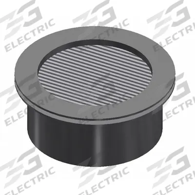 SOLBERG Pleated Filter: Fiberglass, 1 in Overall Ht, 2 5/16 in Outside Dia - Air Filter Replacement Elements