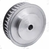 APPROVED VENDOR Timing Pulley: Trapezoidal, Fixed, For L Timing Belt Section, For 1/2 in Belt Wd (MPN 15LF050X1/2). Key specifications — Brand: APPROVED VENDOR; Tooth Profile: Trapezoidal; Finish: Black Oxide.