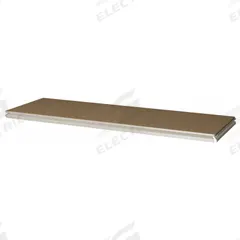 TENNSCO Shelf: 72 in x 36 in, 500 lb Load Capacity, Particleboard, Sand, Shelf (MPN ZVES-7236D1 SAND). Key specifications — Decking Material: Particleboard; Includes: Shelf; Decking Finish: Unfinished; Shelf Configuration: Single Straight; Color: Sand; Frame Material: Steel; Brand: TENNSCO; Frame Finish: Zinc Plated.