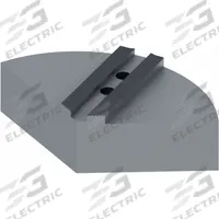 ABBOTT Lathe Jaw: Round, Full Grip, Aluminum, For 12 in Chuck, 4 in Ht, 3 PK (MPN KTTB212P1). Key specifications — Brand: ABBOTT ALUMINUM; Mounting Bolt Size: M16.