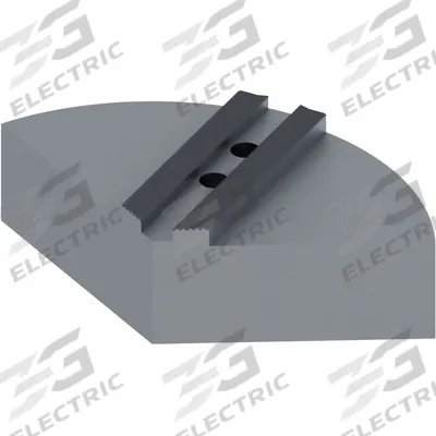ABBOTT ALUMINUM Lathe Jaw: Round, Full Grip, Aluminum, For 12 in Chuck, 4 in Ht - Full-Grip Lathe Jaws