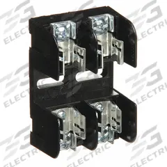 MERSEN Fuse Block: Open Block Design, 2 Pole, 250 V AC, Pressure Plate, Non-Indicating (MPN 20327). Key specifications — attr233046: MERSEN.