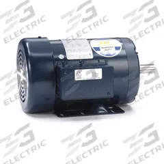 LEESON General Purpose Motor: Rigid Base Mount, Totally Enclosed Fan Cooled, 1 hp, 230/460V AC (MPN 143TTFR15642). Key specifications — Brand: LEESON; Nameplate Voltage @ 60 Hz: 230/460V AC; Full Load Current @ 60 Hz: 3.2-3.2/1.6 A; Nameplate RPM @ 60 Hz: 1,760 RPM; Motor Enclosure: TEFC.