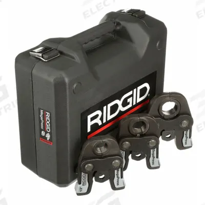 RIDGID Press Jaw Kit: 1/2 in to 1 in Pipe, Stainless Steel, Extended/Std Tool Types - Jaw & Ring Sets for Standard & Extended Press Tools