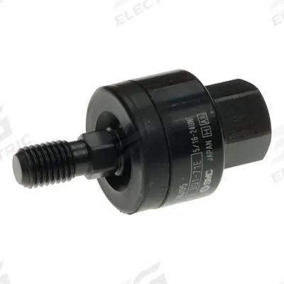 SMC Floating Joint: SMC NJ Series, NJ05, 5/16-24 Thread Size, 47/50 in Overall Wd - Pneumatic Actuator Floating Joints
