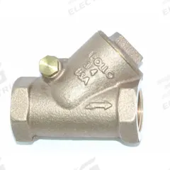 APOLLO Check Valve: Swing, Y-Style Valve Body, 3-Way, 1 1/4 in Pipe Size, Press x Press, Bronze (MPN 61Y206T1PR). Key specifications — Brand: APOLLO.