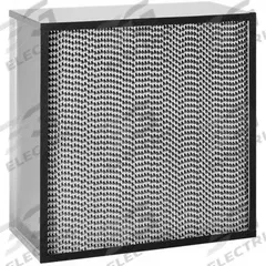 GRAINGER HEPA Air Filter: 24 in x 24 in x 12 in, 95% Filter Efficiency, Downstream Face (MPN 6B620). Key specifications — Brand: GRAINGER; Frame or Header Material: Galvanized Steel.