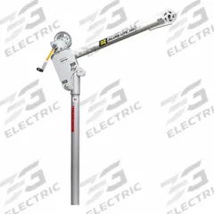 OZ LIFTING PRODUCTS Davit Crane: Aluminum, Manual, 500 lb Max. Load Capacity, 46.9 in to 74.4 in (MPN OZA500DAV). Key specifications — Material: Aluminum; Brand: OZ LIFTING PRODUCTS; Body Material: Aluminum.