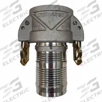 Cam and Groove Coupling: 2 in Coupling Size, 2 in Hose Fitting Size, 5 9/32 in Overall Lg, Nitrile (MPN QCG-C200). Key specifications — Fitting Type: Male Hose Shank; Gasket Material: Nitrile; Brand: CONTINENTAL.