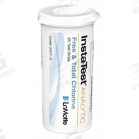 INSTA-TEST Test Strips: 0 to 10 ppm Free Chlorine/0 to 10 ppm Total Chlorine, Total Chlorine, Strip (MPN 3027-G). Key specifications — attr1383002: 0 to 10 ppm Total Chlorine; attr1371711: INSTA-TEST; attr1371709: Total Chlorine.
