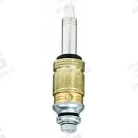 CHICAGO FAUCETS Cartridge: Use with Hot/Cold Water, Brass, Nickel Plated, Compression, (1) Cartridge (MPN 377-X245RJKABNF). Key specifications — For Water Temperature: Hot/Cold; Compatible Brand: Chicago Faucets; Product Type: Cartridge; Includes: (1) Cartridge; Material: Brass.