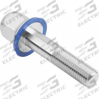 Hygienic Hex Head Bolt w/Washer: Stainless Steel, Partially Threaded, M8, 22 mm Min Thread Lg (MPN K1647.2108X40). Key specifications — Brand: KIPP; Washer Type: FDA-Approved Pre-Mounted Sealing.