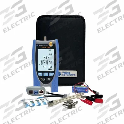 TREND NETWORKS Copper Cable Certifier: VDV II Pro, Base Model, R158005, Certification - Copper Cable Verification Testers