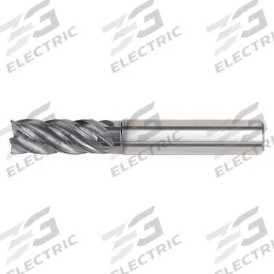 WIDIA HANITA Square End Mill: Carbide, AlTiN Coated, 5 Flute, 10 mm Mill Dia, 22 mm LOC - Reduced-Neck Fast-Cutting Carbide Square End Mills for Stainless Steel & Super Alloys