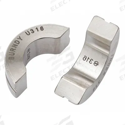 BURNDY Upper and Lower Crimping Die: 700 kcmil Copper Lug - Burndy Replacement Crimping Dies