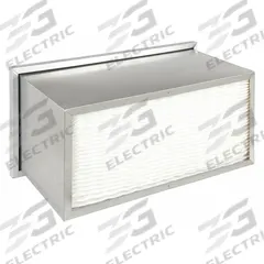 GRAINGER Minipleat Air Filter: 12 in x 24 in x 12 in, Fiberglass, Galvanized Steel, Single Header (MPN 20HN73). Key specifications — Brand: GRAINGER; Frame or Header Material: Galvanized Steel; Media Material: Fiberglass.