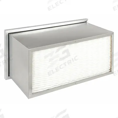 GRAINGER Minipleat Air Filter: 12 in x 24 in x 12 in, Fiberglass, Galvanized Steel - MERV 14 Minipleat Air Filters