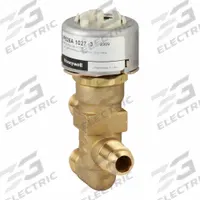 Hydronic Globe Valve: 3-Way, 1.6 CV Flow, 1/2 in Female Flare/3/4 in Female Flare, Brass Body (MPN VP526A1027/U). Key specifications — Manufacturer Part Number: VP526A1027/U; Brand: HONEYWELL; Seat Material: Brass.