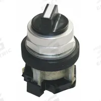 EATON Long-Handled Selector Switch: 30 mm Panel Mount Size, 2 Positions, 3A Cam, Series HT800 (MPN HT8JDH3A). Key specifications — Action: Maintained/Maintained; Cam: 3A; Brand: EATON; Switch Bezel Material Type: Metallic.