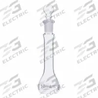 GLOBE SCIENTIFIC Glass Flasks: 10 mL, Colorless, B, 0.04 mL, Includes Closure, 90 mm Overall Ht (MPN 8250010). Key specifications — Tolerance: 0.04 mL; Body Color: Colorless; Brand: GLOBE SCIENTIFIC; Compatible with Stopper Size: 9; USP Specification: Type I.