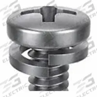 SEMS Screw: Split Lock, #8-32 Thread Size, 1 in Lg, Stainless Steel, Passivated, Pan, 10 PK (MPN 1-PPL-8C-100). Key specifications — Drive Size: #2.