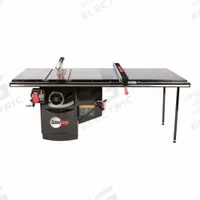 SAWSTOP Cabinet Saw: 480 V AC Volt, 5.8 A Current, 10 in Blade Dia., 4,000 RPM Max. Blade Speed, ICS (MPN ICS53480-ATGI52). Key specifications — attr1170561: SAWSTOP; attr1190182: ICS.