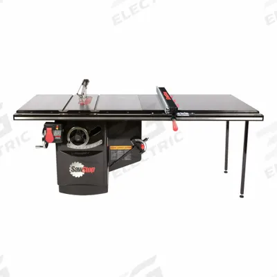 SAWSTOP Cabinet Saw: 480 V AC Volt, 5.8 A Current, 10 in Blade Dia., 4,000 RPM Max. Blade Speed - Cabinet Table Saws with Automatic Safety Blade Retraction
