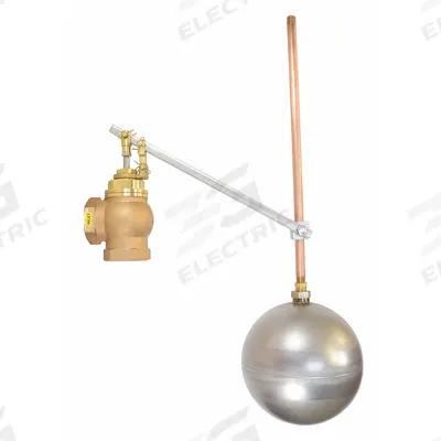 APPROVED VENDOR Float Valve Assembly: For Water Media, Angle Valve Body, Cylindrical, Bronze - General Service Float & Lever Valve Assemblies