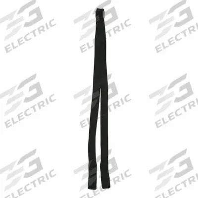 MCR SAFETY Lanyard: Solid, 22 in Overall Lg, Black, Slip-On - Lanyards for Standard Safety Glasses