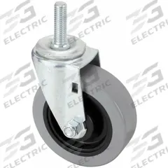 APPROVED VENDOR Stem Caster: Swivel, 4 in Wheel Dia., 1 1/4 in Wheel Wd, Polyurethane, Light Duty (MPN 32J894). Key specifications — Brand: APPROVED VENDOR; Thread Size: 1/2"-13; Roll Up: Swivel.