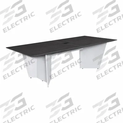 REGENCY Conference Table: Rectangle, Laminate/Melamine, Ash Gray, 96 in Overall Lg - Rectangular Conference Tables