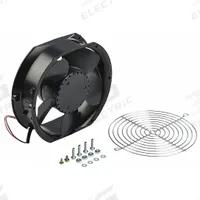 NVENT HOFFMAN Axial Fan: 5 7/8 in Ht, 1 1/2 in Dp, Lead Wires, 115V AC, Aluminum (MPN A6AXFN). Key specifications — IP Rating: Not Rated; Brand: NVENT HOFFMAN.