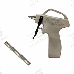 EXAIR Safety Air Gun with extension: Ergonomic Grip, Cast Aluminum, 1/4 in Female NPT, Straight (MPN 1680SS-6). Key specifications — attr1328526: Cast Aluminum; attr1328500: 1010SS Air Nozzle; attr1328508: EXAIR; attr1328515: No; attr1328533: Yes.