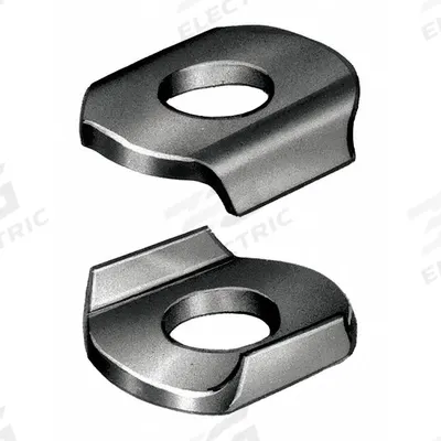 DE-STA-CO Flanged Washer: Steel, 1 3/8 in Lg, 28RN20/28RU10/36C695/3CXW9 - Mounting Bases & Washers for Toggle Clamps