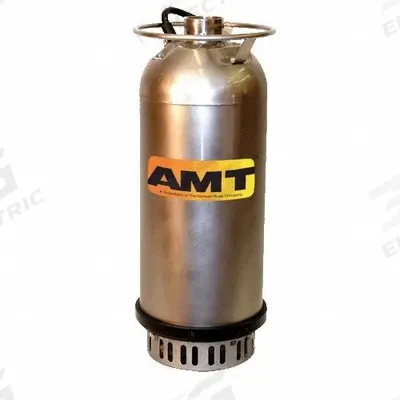 AMT PUMPS Submersible Sump Pump: 7 1/2 hp, 3/8 in Max. Dia. Solids, Continuous Duty - Heavy-Duty Submersible Electric-Operated Dewatering Pumps