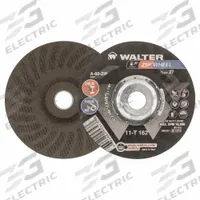 WALTER SURFACE TECHNOLOGIES Depressed Center Cut-Off Wheel: Type 27, 6" x 3/64" x 7/8", 60 Grit, ZIP (MPN 11T162). Key specifications — Series: ZIP; Brand: WALTER SURFACE TECHNOLOGIES.