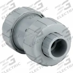 HAYWARD Check Valve: Ball, Inline Valve Body, CPVC, 3/4 in Pipe Size, True Union Socket/NPT, Std (MPN TC20075STE). Key specifications — Ball Material: CPVC; Brand: HAYWARD.