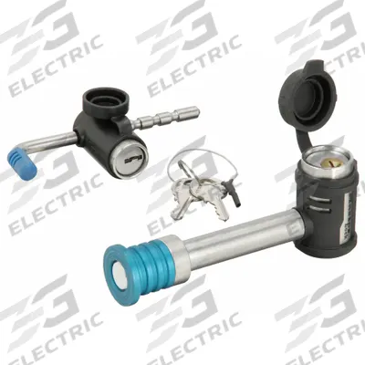 MASTER LOCK Receiver Lock: Stainless Steel, (2) Keys - Trailer Locking Kits
