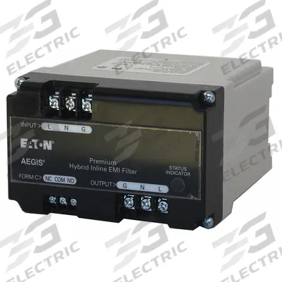 EATON Surge Protection Device: Single Phase, 120V AC, 1 Poles, 2 + Ground Wires - DIN Rail Internal-Mount SPDs