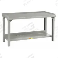 LITTLE GIANT Workbench: Adj Ht, Steel, 48 in x 30 in, 5,000 lb Overall Load Capacity, Gray (MPN WSL2-3048-AH). Key specifications — Brand: LITTLE GIANT.