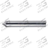 CLEVELAND Chamfer Mill: Carbide, 4 Flute, 120°, 1/2" Mill Dia, 3" OAL (MPN C66228)
