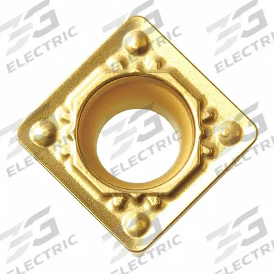 KYOCERA Square Turning Insert: SCMT3251HQ CA525 - Square (S) Indexable Turning Inserts