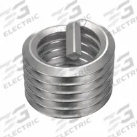 APPROVED VENDOR Helical Insert: Tanged Tang Style, Free-Running, M14-2.00 Thread Size, Plain, 5 PK (MPN 3520-14.00X1.0D). Key specifications — attr798694: 18-8; attr798710: Right Hand; attr798707: M14-2.00; attr798676: Metal; attr798705: Metric; attr798675: APPROVED VENDOR; attr798681: 0.571 in; attr798708: 200,000 psi.
