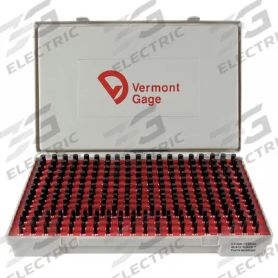 VERMONT GAGE Black Oxide-Coated Pin Gauge Set: No-Go (Minus), 5.01 mm to 9.99 mm - No-Go (Minus) Pin Gauge Sets - Black Oxide Finish