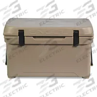 ENGEL Marine Chest Cooler: Tan, 36 Cans, 35 qt Cooler Capacity, 10 day Ice Retention (MPN ENG35-T). Key specifications — Brand: ENGEL; Drain Plug: Included; Wheels Included (FILTER): No.