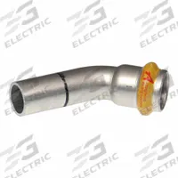 APOLLO Crimp Elbow Fitting: 3/4 in Pipe x 3/4 in Pipe Size, Press-fit x FTG, HNBR, SmartPress (MPN 123456858). Key specifications — Brand: APOLLO; Series: SmartPress.