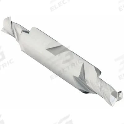 OSG Square End Mill: Cobalt, Double End, 2 Flute, 7 mm Mill Dia, 14.28 mm LOC - Double-End Cobalt Square End Mills