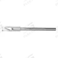 WESTCOTT Hobby Knife: Triangular, 1 in Blade Lg, 0.19 in Blade Thick, Steel, 5 1/4 in Handle Lg (MPN 13963). Key specifications — attr307565: Stainless Steel; attr307563: Steel; attr307566: Yes; attr324883: WESTCOTT.